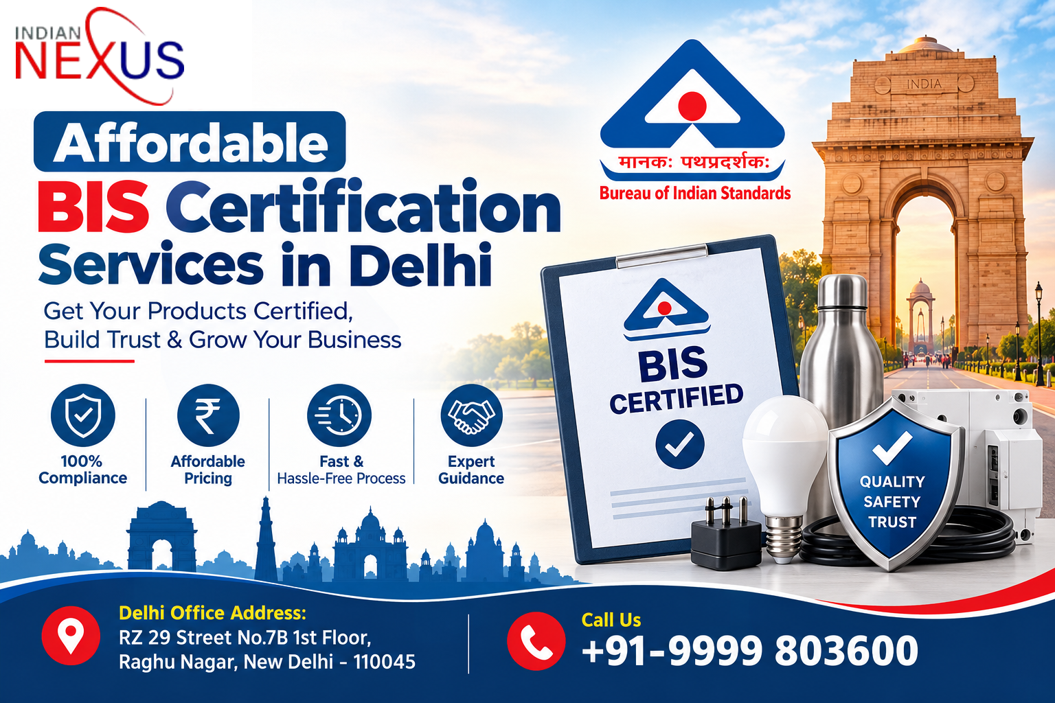 Affordable BIS Certification Services in Delhi
