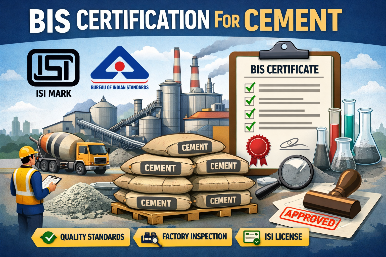 BIS Certification for Cement