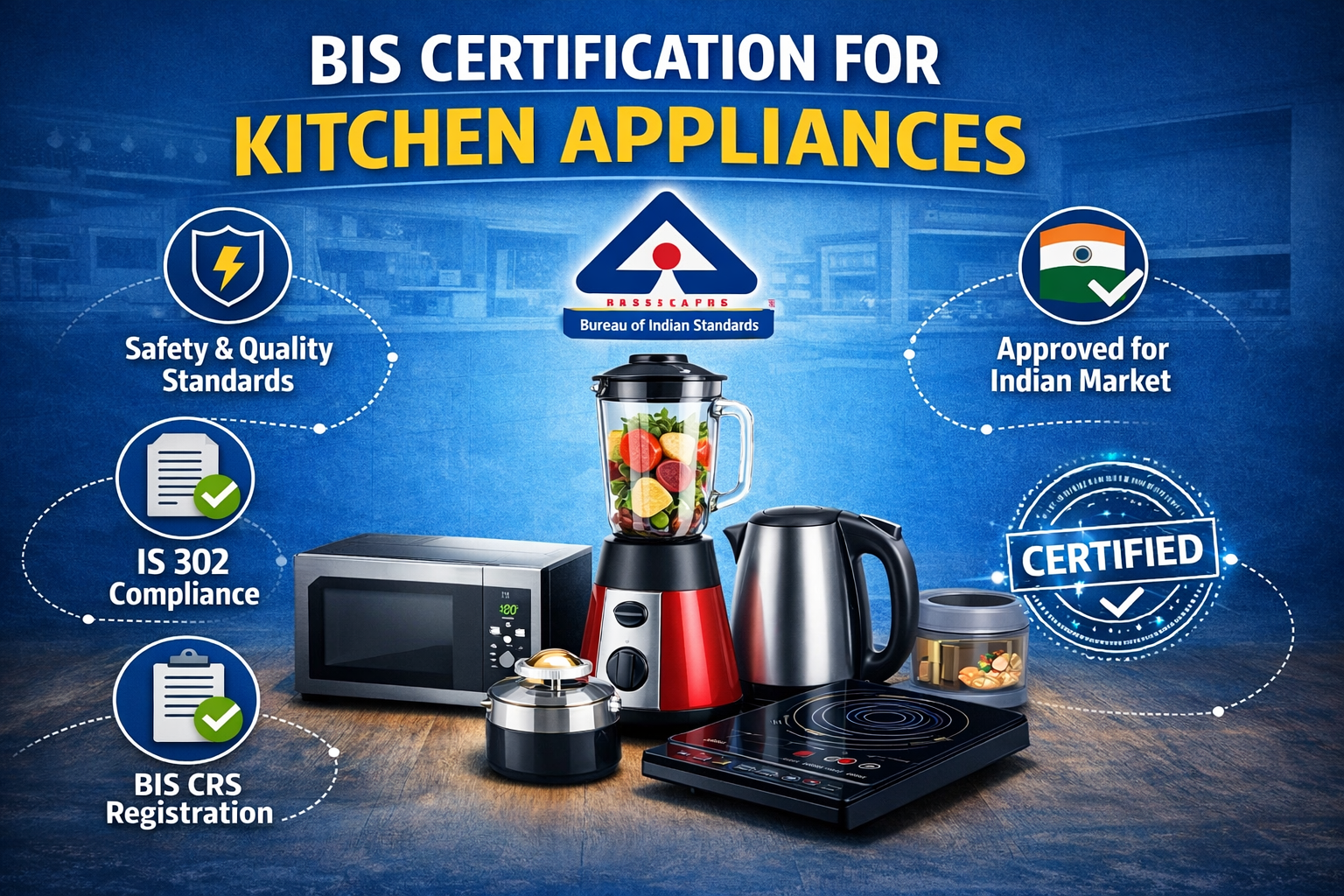 BIS Certification for Kitchen Appliances