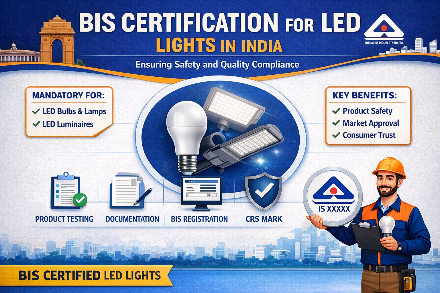 BIS certification for LED lights