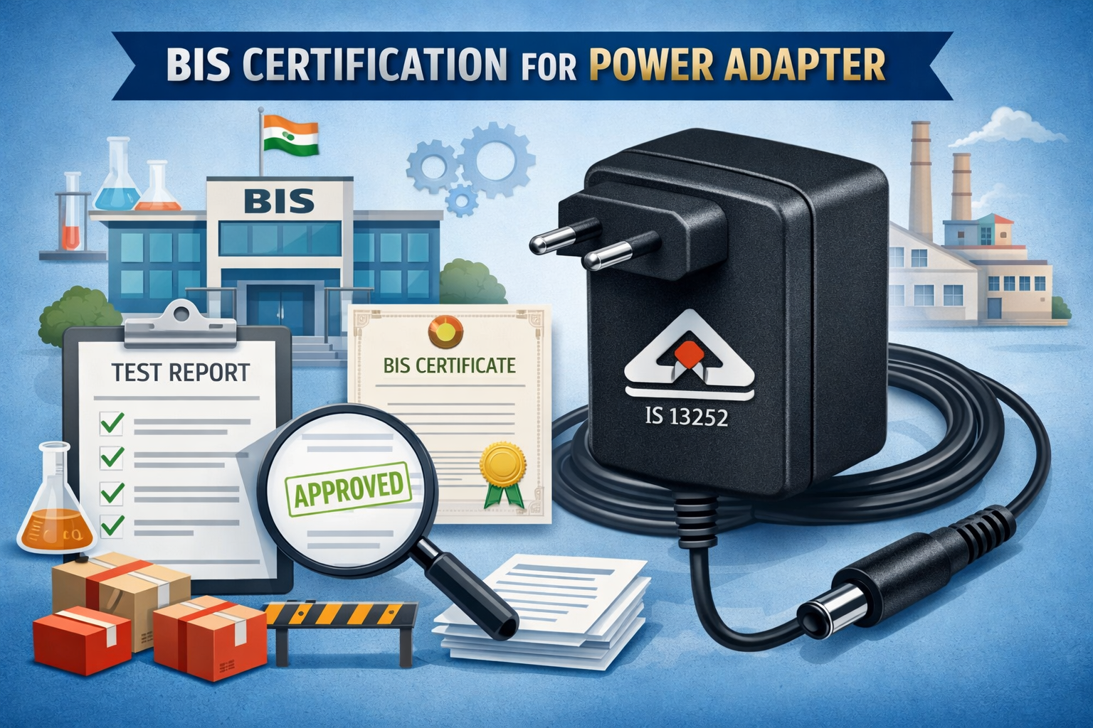 BIS Certification for Power Adapter
