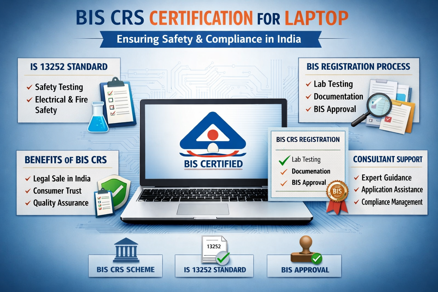 BIS CRS Certification for Laptops