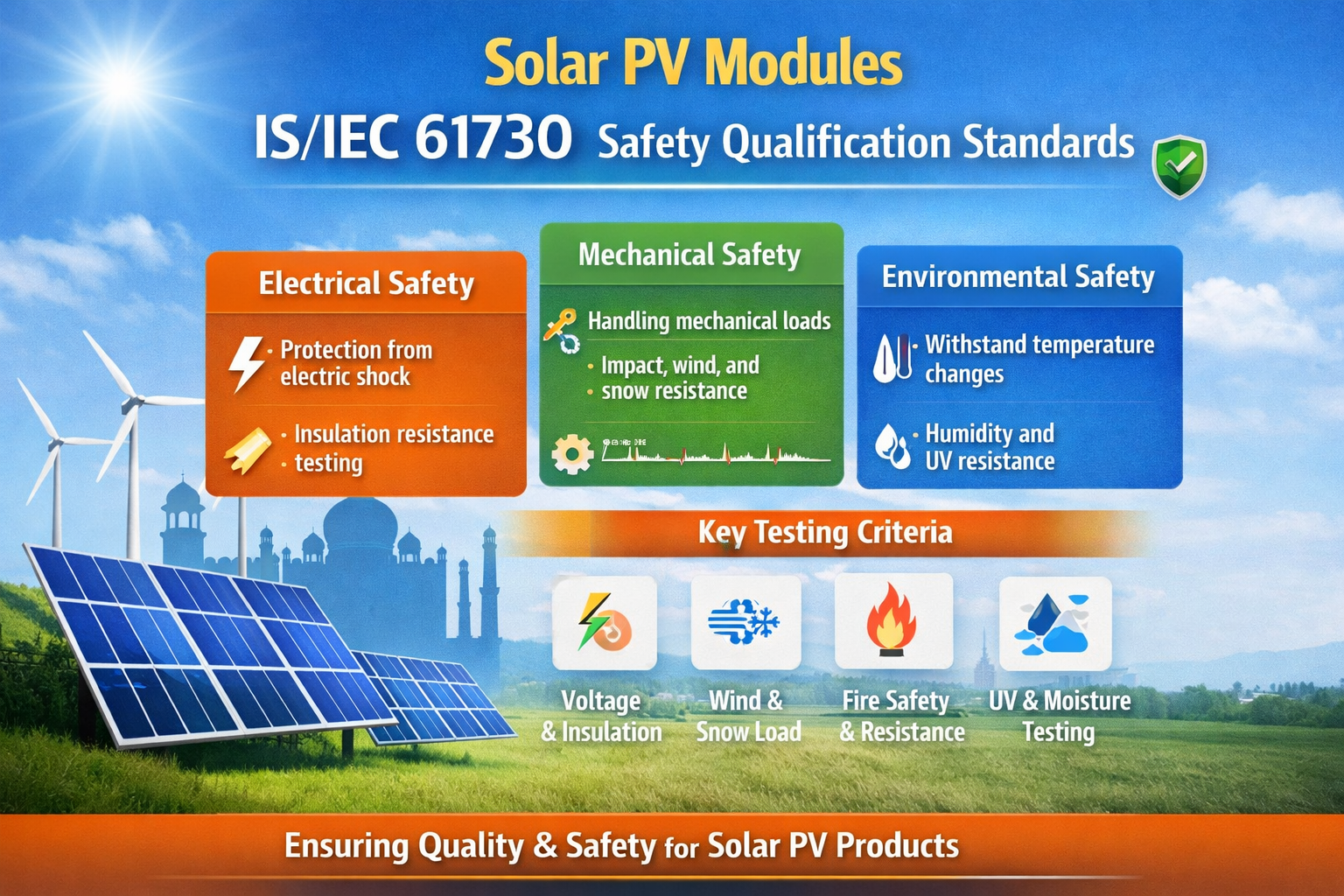 BIS Guidelines for Solar PV Modules Transition to IS/IEC 61730:2023