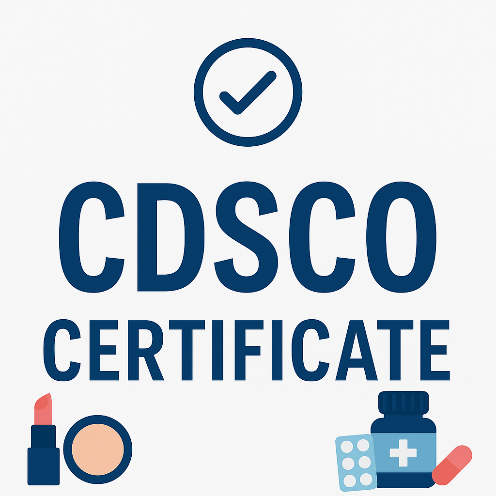 CDSCO Certificate