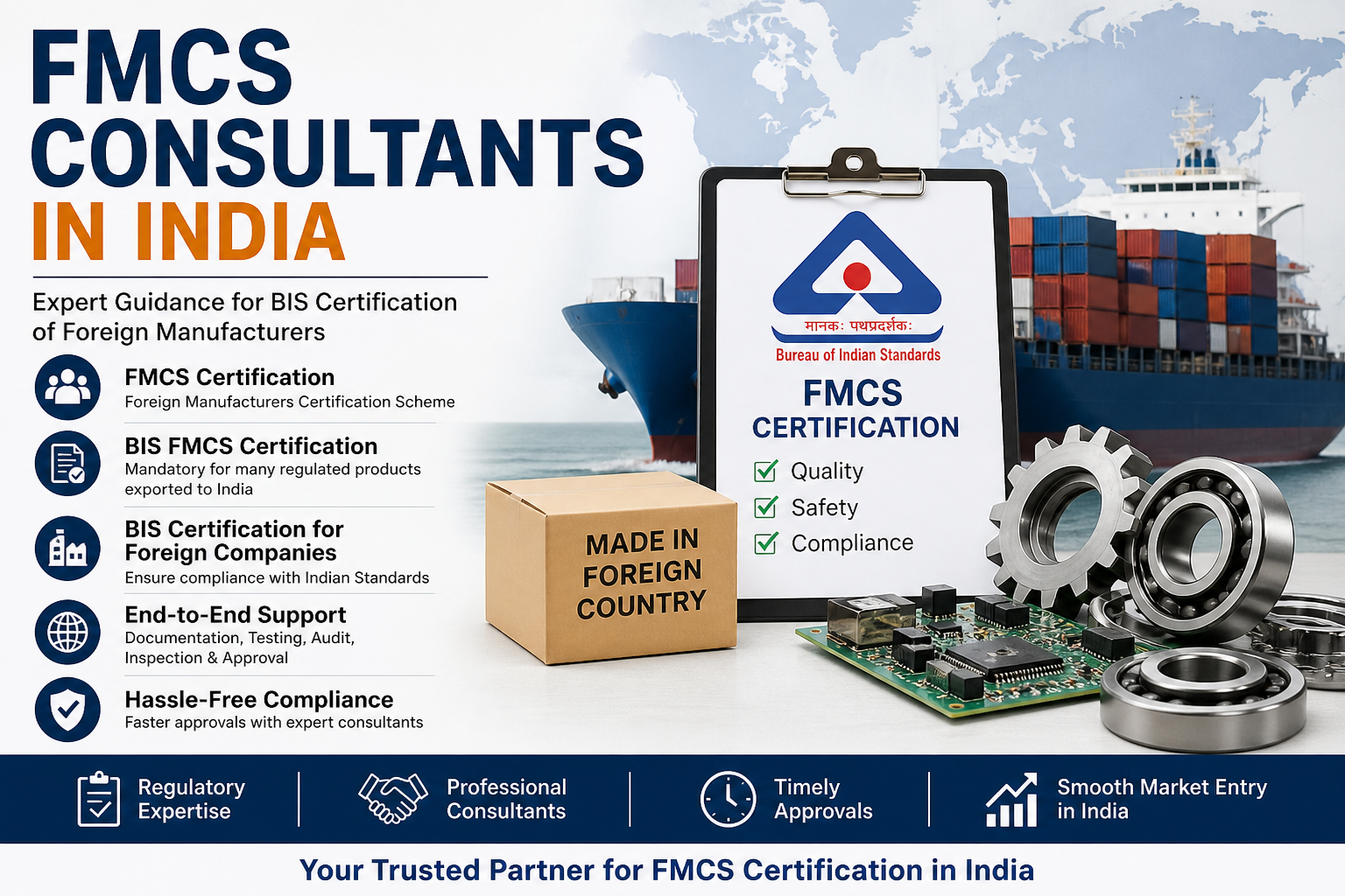 A Complete Guide to BIS FMCS Certification for Foreign Manufacturers