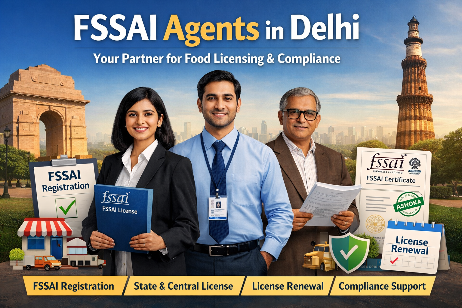 FSSAI agents in Delhi