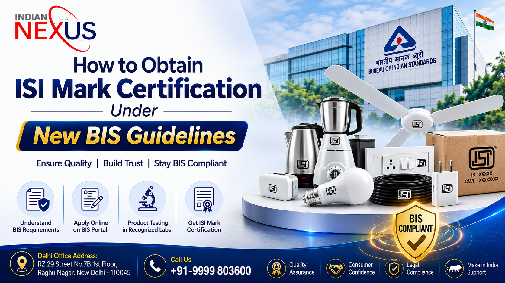 How to Obtain ISI Mark Certification Under New BIS Guidelines
