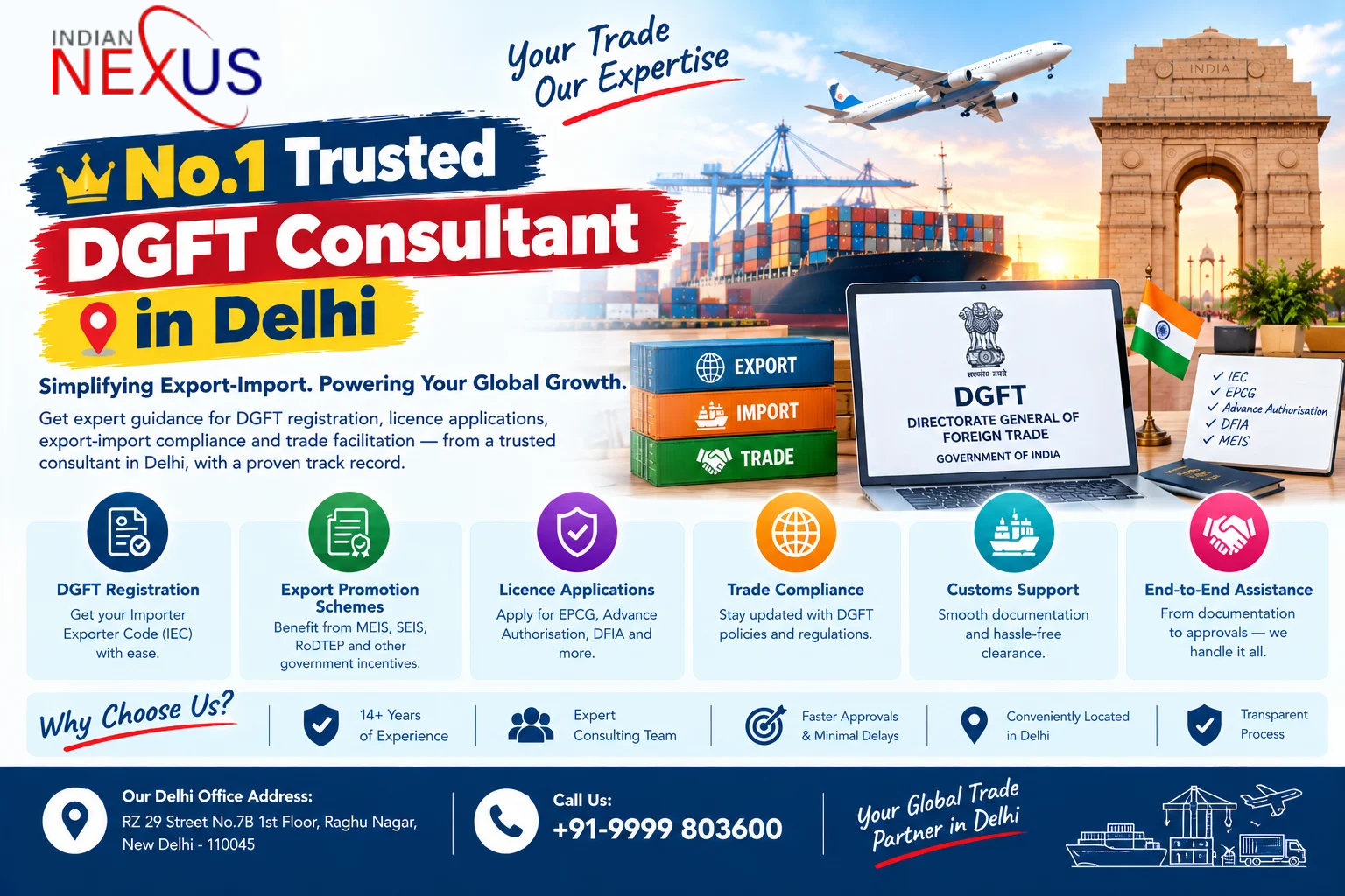 No.1 Trusted DGFT Consultant in Delhi
