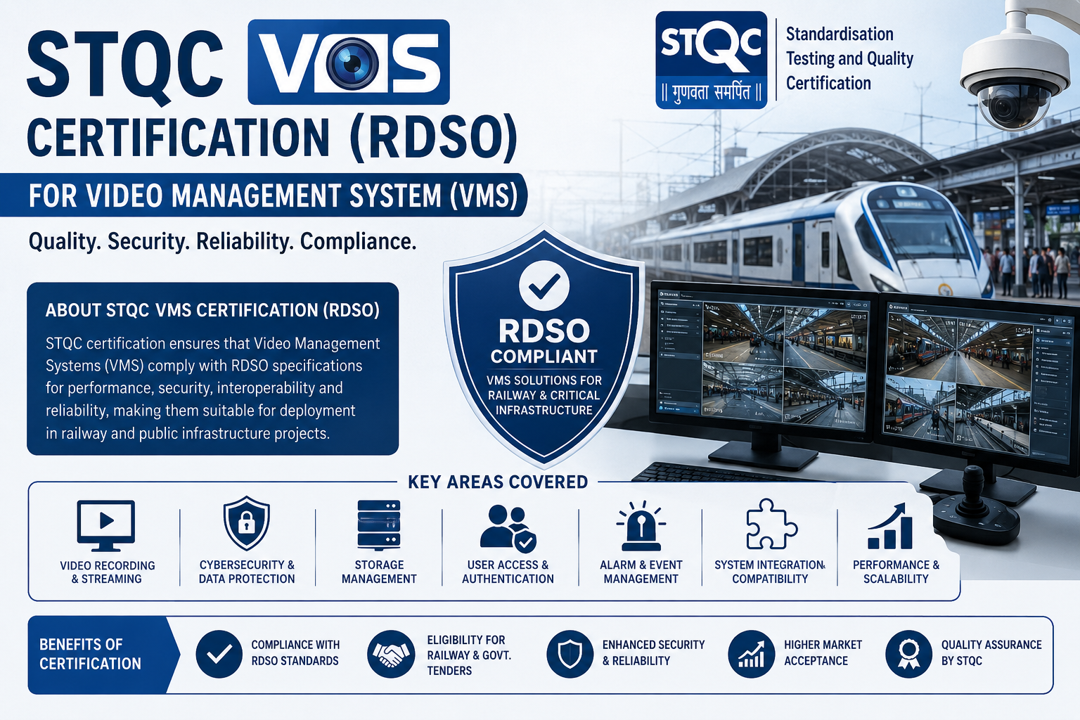 STQC VMS Certification (RDSO)